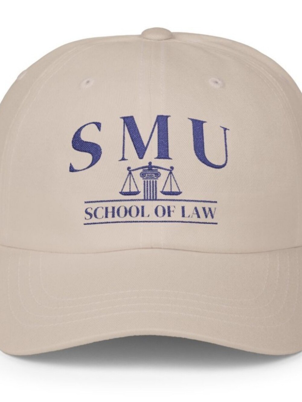 SMU School of Law Embroidered Dad Hat Stone Adjustable Cotton Cap Lawyer Gift